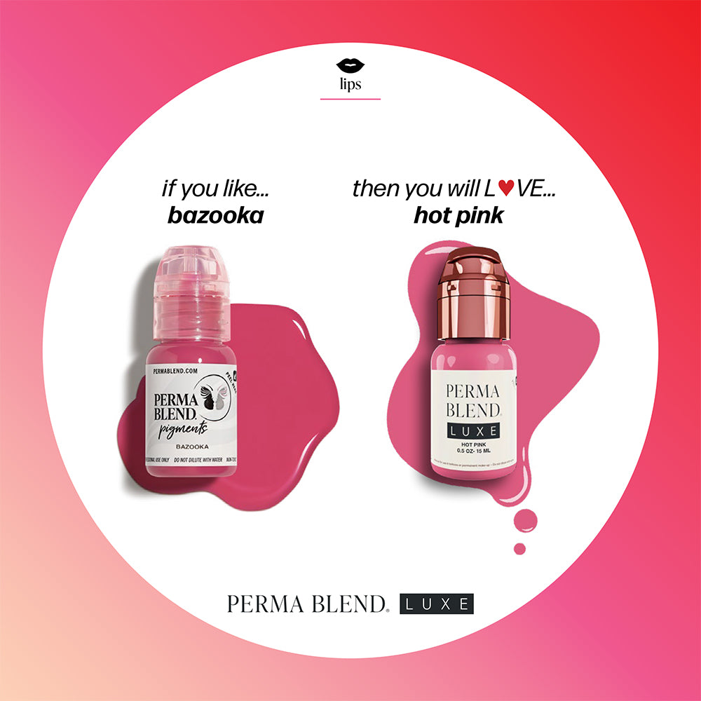 Perma Blend Luxe color card Amavi PMU