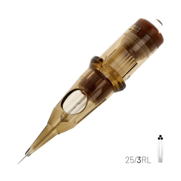 Round Liners tattoo naalden merk Kwadron ronde formatie naaldmodule uniek naaldstabilisatiesysteem cartridges medische kunststof wrijving beperkt naalden scherp universele naaldmodules alle machines PMU round liner black
