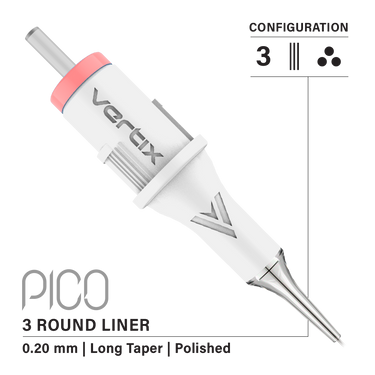Pico 3 rl 20 lt b from Vertix Pico CGP cartridges - 3P Round Liner