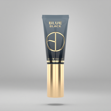 Brow Daddy Eyebrow Hybrid : teinture hybride pour sourcils et cils, couleurs savamment composées, effet longue durée, poils, couleur douce et naturelle, peau, facile à appliquer, PMU bleu-noir