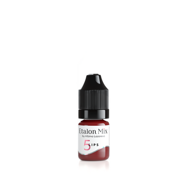 Label 5ml lips 5 after 1 from Etalon Mix ~ Lips №5 Cherry Mousse ~ Lip pigment 15ml