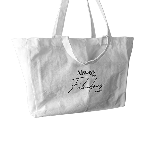 Canvas bag ~ always be fabulous