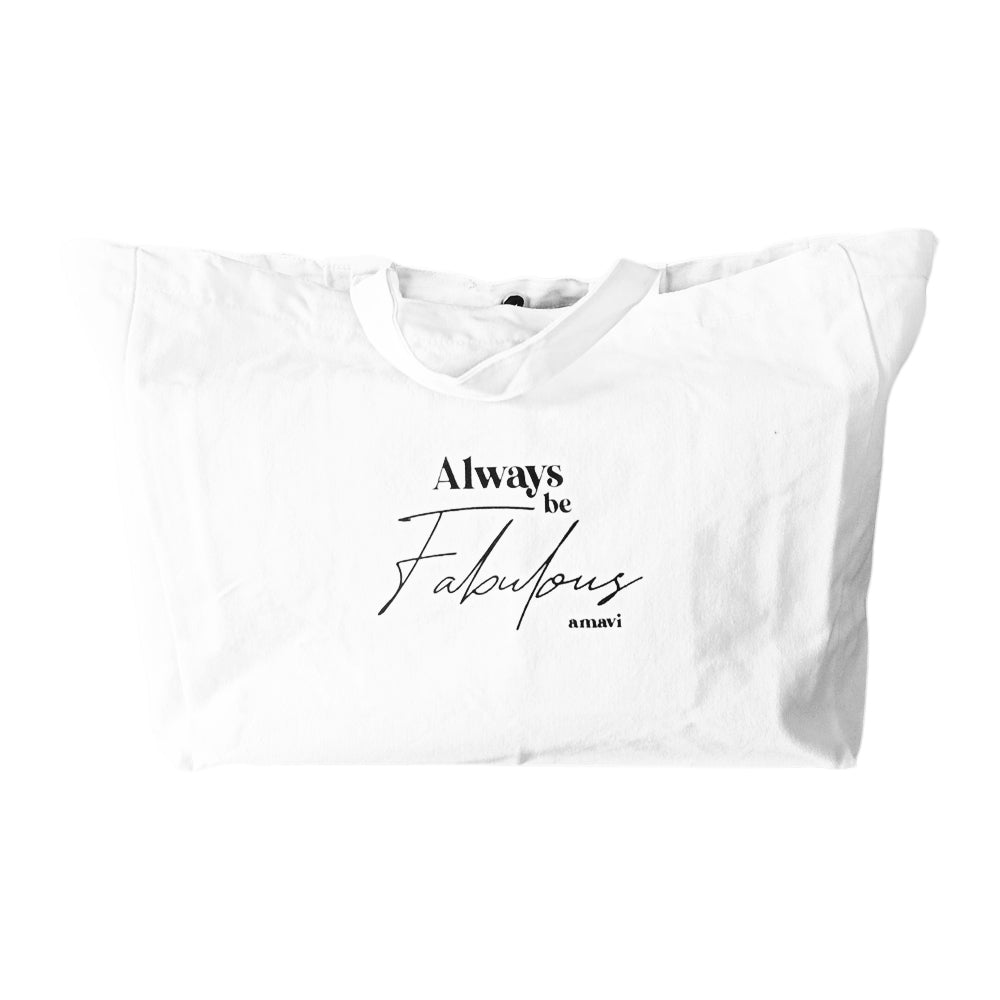 Canvas bag ~ always be fabulous