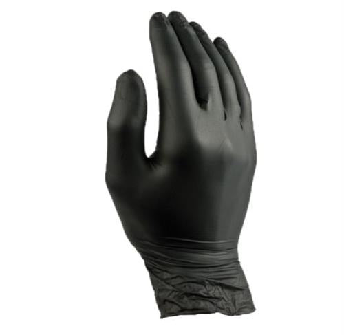 Nitrile gloves black