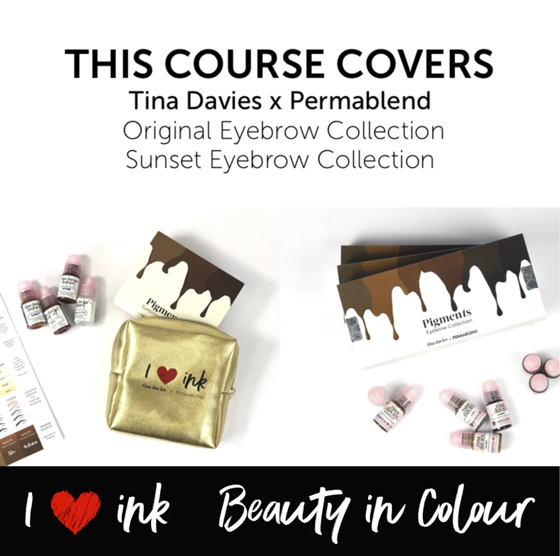 I Love Ink Online PMU training ~ Tina Davies: I love Ink Colour Course – Amavi PMU
