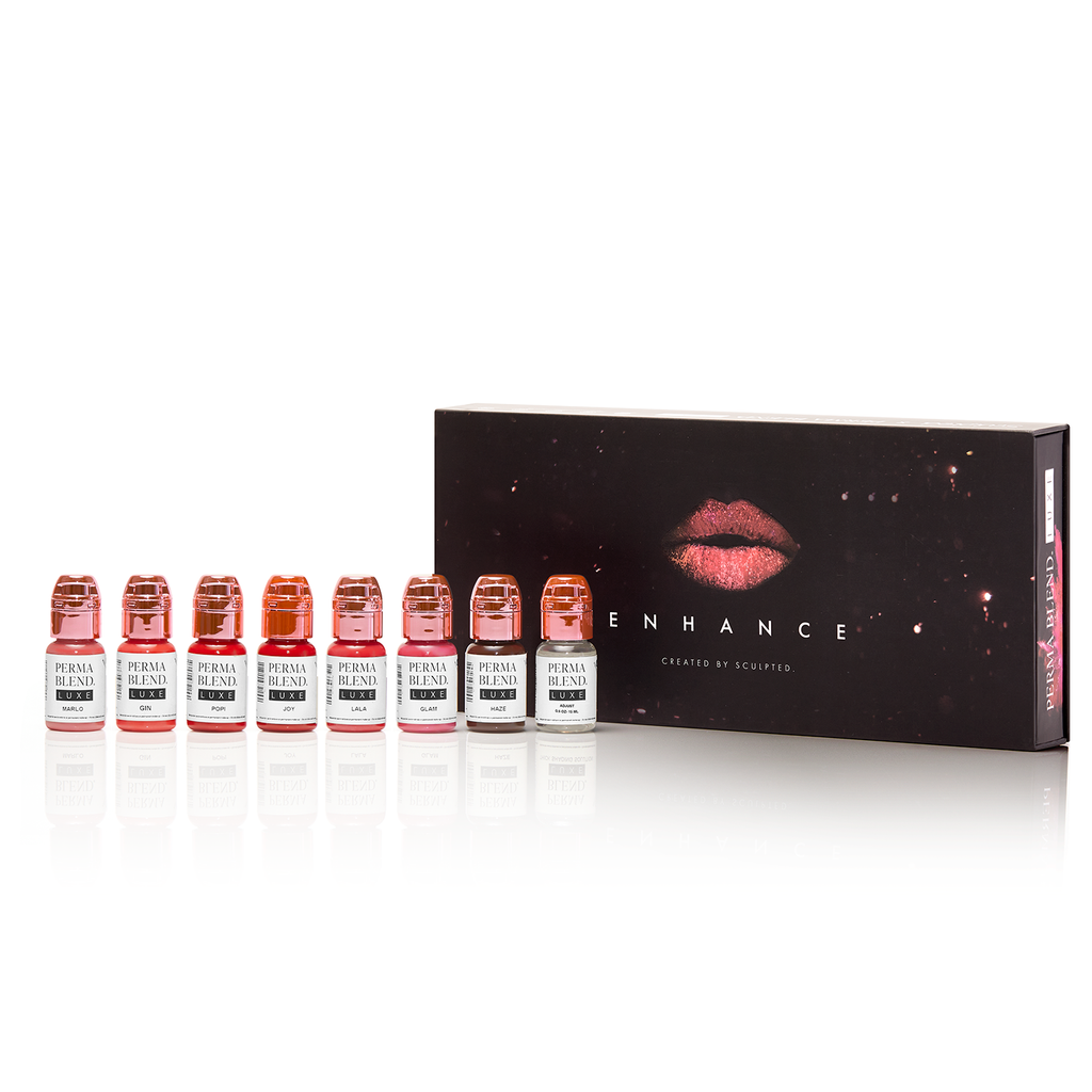 Perma Blend Luxe X Sculpted Enhance lip pigment set