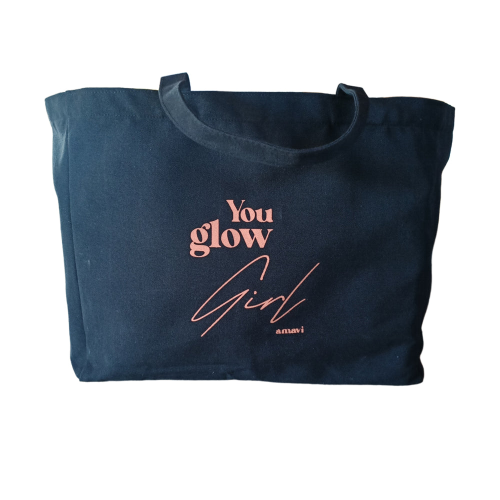 Canvas bag ~ you glow girl