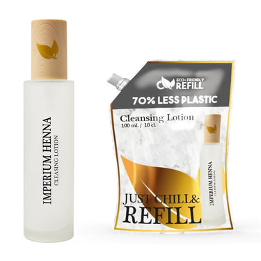 loción limpiadora de henna eco botella