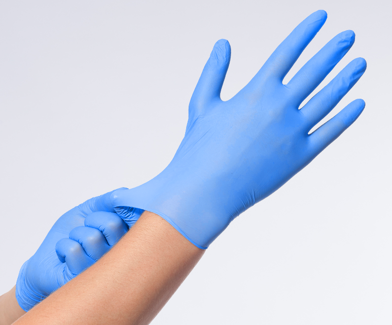 soft nitril handschoenen soft blauw