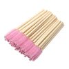 wenkbrauw brushes ~ bamboe roze